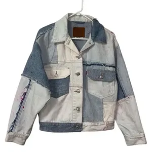 Levi's Light Blue Denim Oversized Jacket(Size XS) thumbnail 2