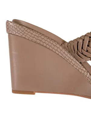 Like New Dolce Vita Sahale Wedge Sandals Size 9.5 Retail $135.00 thumbnail 5