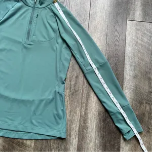 Merrell SelectWick 1/4 Zip Pullover Running Jacket Long Sleeve Shirt Sage Green thumbnail 11