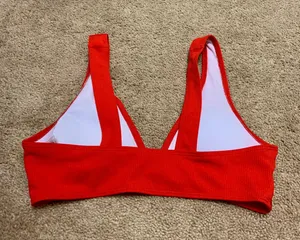 Zaful Size M Sexy Red Bikini Top thumbnail 3