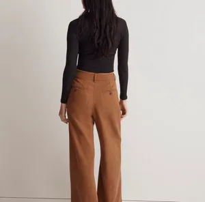 Madewell Harlow Wide Leg Pants Brown thumbnail 8