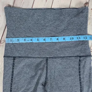 Calvin Klein Performance Athletic Fold Over Leggings Striped‎ Stretch Women's S thumbnail 8