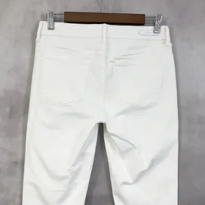 Articles of Society Skinny Jeans Womens 27 White Stretch Minimalist Karen Crop‎ thumbnail 4