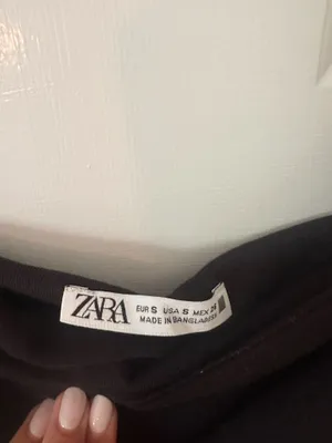 ZARA Strapless Midi Dress Black thumbnail 4