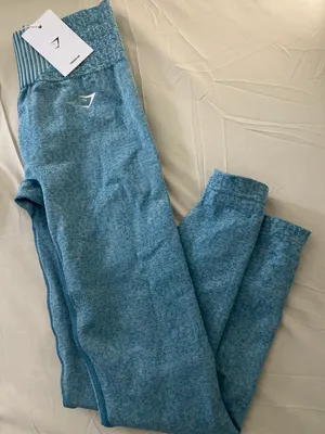 Gymshark Leggings-Blue thumbnail 1