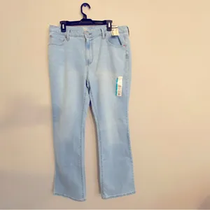 NOBO Jeans Womens Mid Rise Relaxed Bootcut Denim Jean Pants 32” Inseam, NWT thumbnail 5