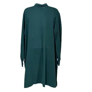 Tuckernuck June Bug Green Cotton Pique Long Sleeve Polo Mini‎ Dress XL NEW thumbnail 3