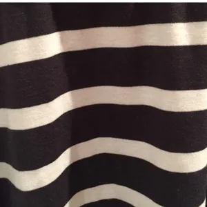 Mossimo Supply Co. Black & White Striped Skater Skirt thumbnail 2