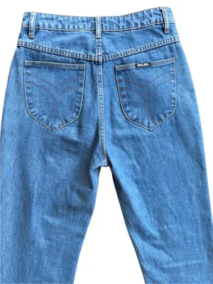 EUC ROLLA'S Original High Rise Straight Jeans Size 27 thumbnail 7