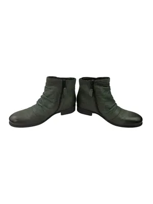 *Miz Mooz Sallie Ankle Boots Womens Size 40 Green Leather Comfort Casual Classic thumbnail 9