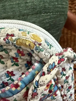 Vintage Vera Bradley Provençal Prairie French Country Calico Quilted Crossbody thumbnail 6