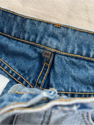 LF Carmar Titiana High Waisted Jean Shorts - Denim Blue, Size 24 thumbnail 2