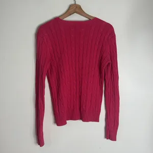 Polo Ralph Lauren ladies julieanna pink cotton pullover crewneck sweater M thumbnail 11