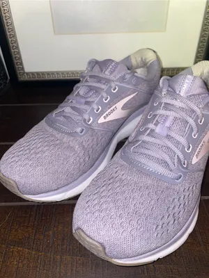 Brooks Transmit 3 Lavender Light Pink Running Sneakers Size 9.5 thumbnail 5