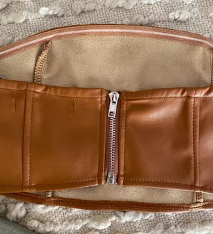 Missguided Brown Faux Leather Bandeau thumbnail 4
