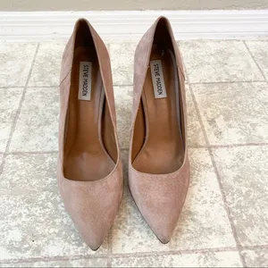 Steve Madden Pallass Blush Suede Stiletto Heel Size 9.5 thumbnail 3