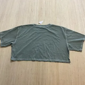 Aeropostale Nashville Tennessee Crop Boyfriend Tee Khaki Green Tee New Medium thumbnail 3