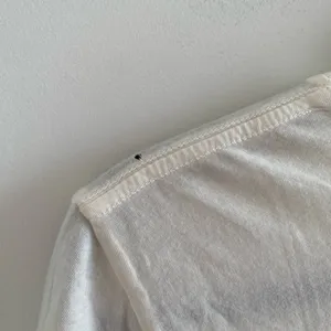 MadeULook Cream Angel Wing Rainbow Sunrise Graphic Tee Size L (FLAW) thumbnail 7