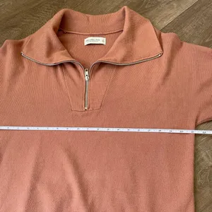 Abercrombie & Fitch Dark Rose Soft A&F Collection 1/4 Zip Sweater ~ Size S thumbnail 12