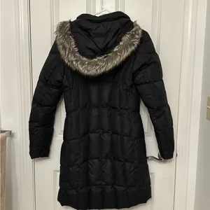 Eddie Bauer Women's Black Long Puffer Snow/Ski/Winter Jacket Size Small thumbnail 2