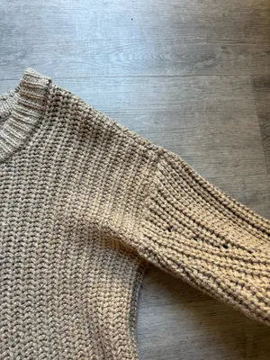 Aerie Wide Ribbed Tan Pullover Sweater Size XS Cotton Blend Measurements Length: approx. 22in from shoulder to hem Chest: approx. 22in from armpit to armpit lying flat 1188B60626e thumbnail 4