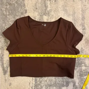 Aerie Brown Offline Crop Top thumbnail 4