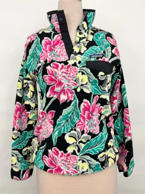 Patagonia Lightweight Synchilla Snap-T Pullover Style #25455 Hawaii Floral thumbnail 2