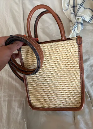 H&M Wicker Purse thumbnail 3