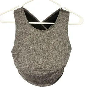 Free People Movement Size‎ XS Grey Halo Crop Open Back Tank thumbnail 2