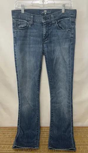7 For All Mankind Straight Leg Jeans‎ Size 27 thumbnail 1