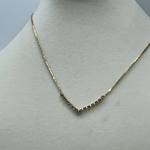 Vintage Park Lane rhinestone V decor necklace thumbnail 1