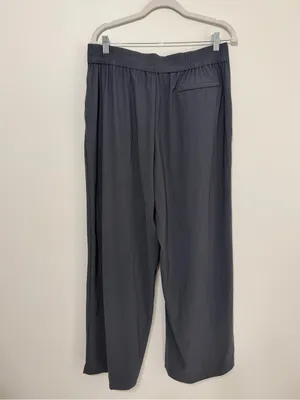 Athleta Pinnacle High Rise Trouser Size 14 Wide Leg Gray Pants Stretch thumbnail 5