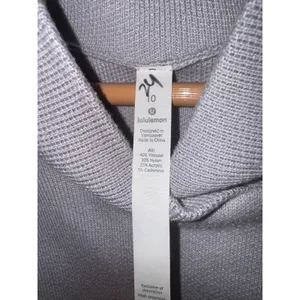 Lululemon Sooth Away Hoodie Stargaze and Graphite Purple Women 10 Cashmere Blend thumbnail 12