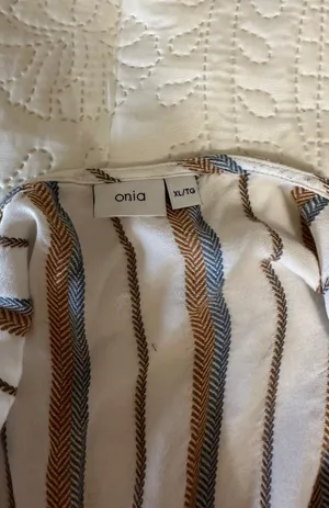 ONIA Cream Backless Dress thumbnail 5