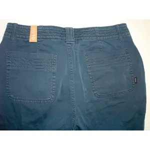 New NWT Womens 12 Prana Pants Sancho Slim Organic Dark Sky Blue Hike Climb Walk thumbnail 4