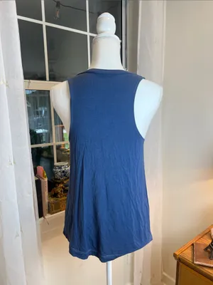 American Eagle Outfitters Navy Blue Soft and sexy tank size small. thumbnail 4