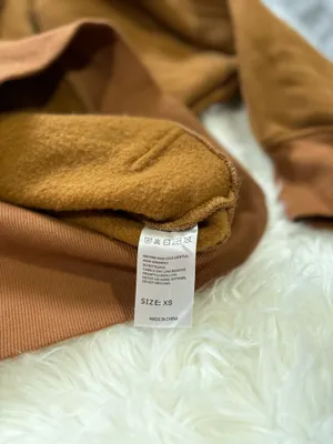 Brown Quarter Zip Sweater Size XS thumbnail 3