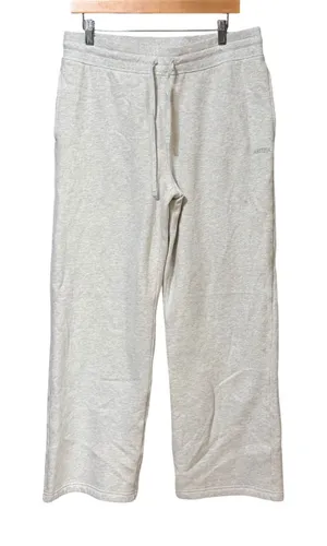 Aritzia Tna Sweatfleece Cozy Fleece Wide Leg Sweatpants Heather Grey L 119950 thumbnail 1