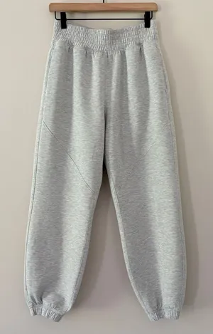 YPB Sweatpants Abercrombie & Fitch neoKNIT High Rise Medium Grey Active Baggy thumbnail 1