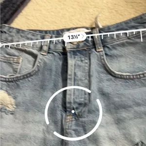Zara‎ denim shorts 4 thumbnail 9
