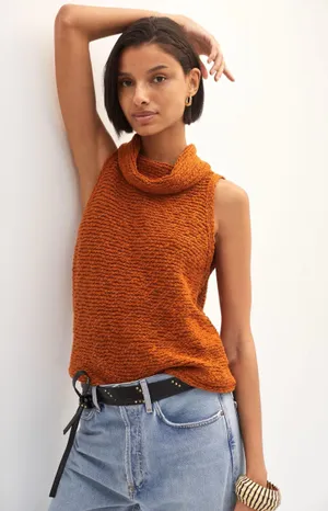 Pilcro Turtleneck Sweater Tank thumbnail 1