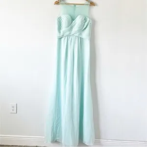 Kleinfeld Morning Mist Bridesmaid Maxi Dress Formal Wedding Gown thumbnail 2