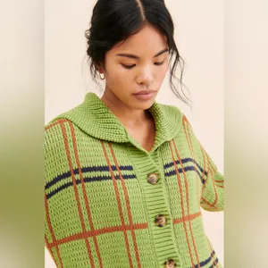 Anthropologie Callahan Bonnie Plaid Cardigan thumbnail 2