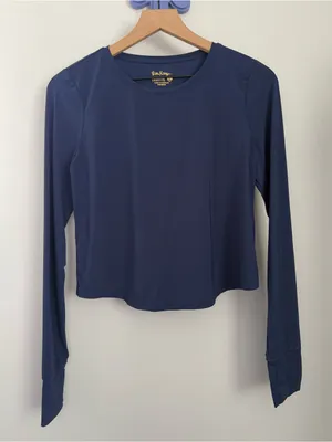 Lilly Pulitzer Small UPF 50+ Luxletic Emerie Active Tee Low Tide Navy thumbnail 1