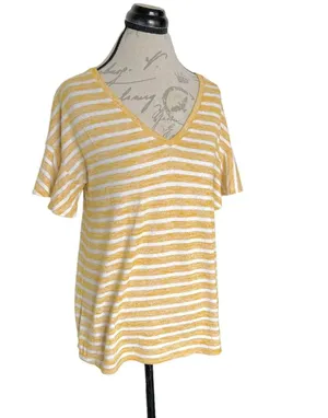 A New Day Blouse Striped Short Sleeve thumbnail 5