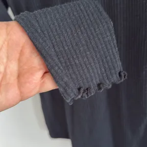 Abercrombie & Fitch Black Ribbed Turtle Neck Long Sleeve Small thumbnail 5