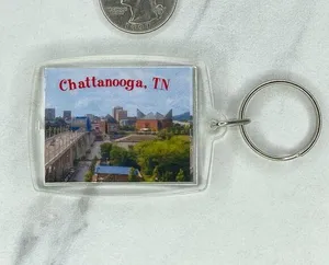 Chattanooga TN Tennessee Double Sided Photo Keychain Keyring thumbnail 1