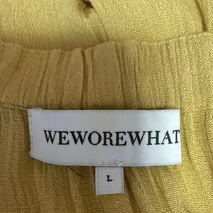 WeWoreWhat Women's Yellow Sleeveless Cami Camisole Wide Leg Romper Jumpsuit L thumbnail 6
