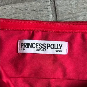 Princess Polly Vibrant Red Strapless Top thumbnail 3