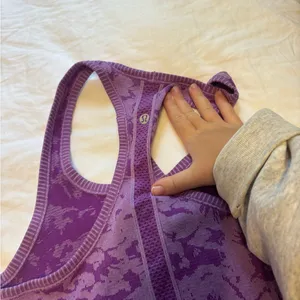 Lululemon Athletica Purple Patterned swiftly tech thumbnail 2